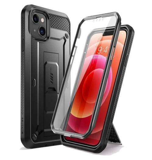 IPHONE 13 MINI FULL BODY RUGGED PROTECTIVE CASE WITH SCREEN PROTECTOR BLACK SUPCASE | INSTOCK