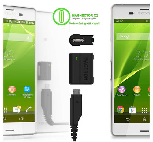SONY XPERIA MAGNETIC CHARGING ADAPTER FOR Z1/Z2/Z3 BLACK | 2015 VERSION | INSTOCK