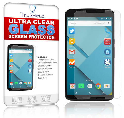 NEXUS 6 PREMIUM TEMPERED GLASS SCREEN PROTECTOR 9H | 2PACK | TRU SHIELD | INSTOCK