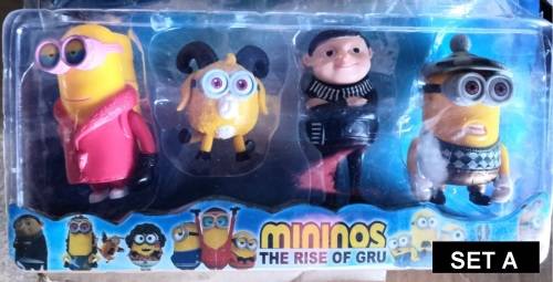 4pc Figurines sets - Minions
