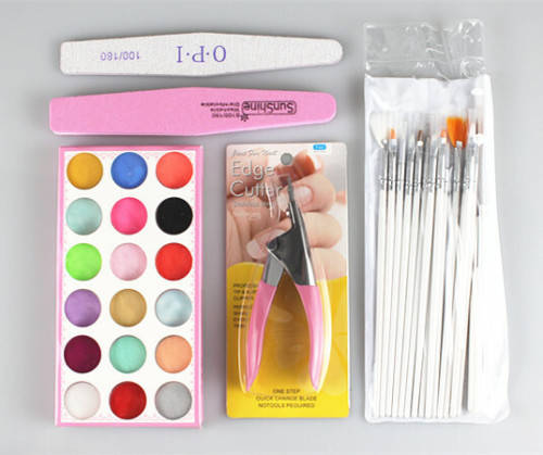 36pc Acrylic And Gel Manicure Kit