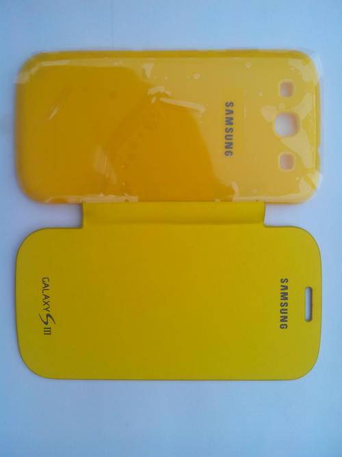 Samsung S3 Flip Cover Yellow