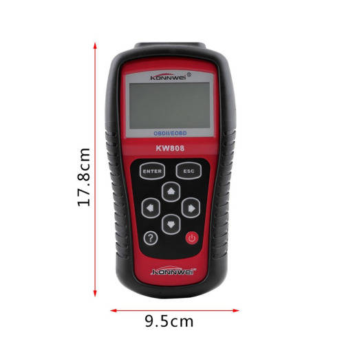 KW808 OBD2 OBDII EOBD Auto Scanner Diagnostic Live Data Code Reader Engine Control fit for CAN & all