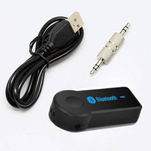 MOONBIFFY 3.5MM Jack Bluetooth AUX Audio Music Receiver Car Kit Wireless Speaker Headphone Adapter H