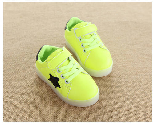 Children Shoes With Light Baby Boys Girls LED Light Up Shoes Kids Luminous Sport Shoes Glowing Sneak