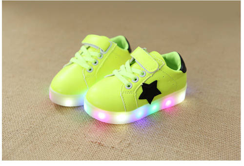 Children Shoes With Light Baby Boys Girls LED Light Up Shoes Kids Luminous Sport Shoes Glowing Sneak