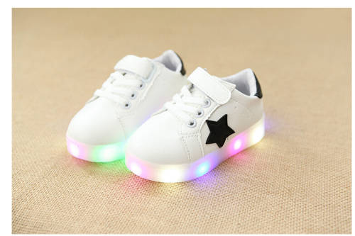 Children Shoes With Light Baby Boys Girls LED Light Up Shoes Kids Luminous Sport Shoes Glowing Sneak