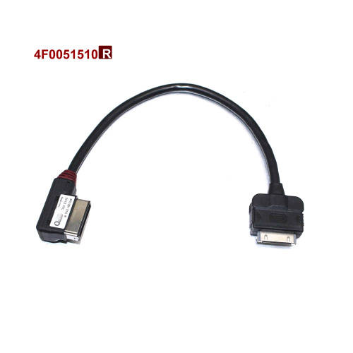 Adapter Cable for iPhone 4S 4 iPod Connector for Audi AMI Media Interface 4F0051510R A3 A4 A5 A6 A7