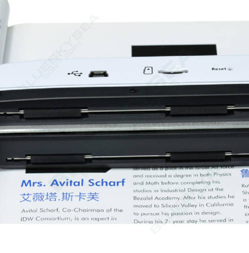 Iscan02 Wireless WIFI Portable Scanner A4 Size JPEGPDF High Speed Document Scanner 1050DPI Handheld