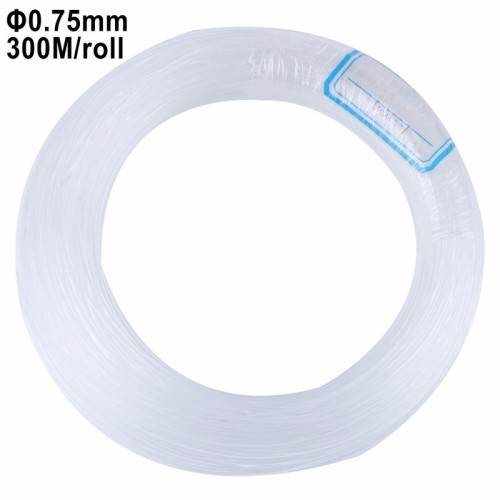 0.75mm 300Mroll PMMA plastic end glow fiber optic cable for all kind led light engine driver