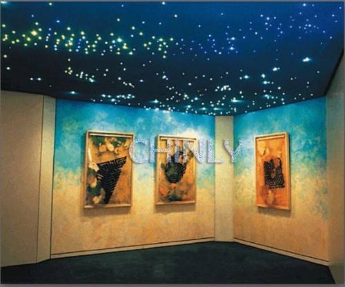 0.75mm 300Mroll PMMA plastic end glow fiber optic cable for all kind led light engine driver