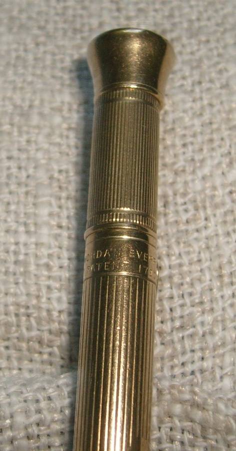 Rare Vintage Mordan Everpoint 9ct gold propelling pencil