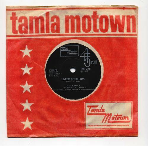 Letta Mbulu Mahlalela/I need your love 45 rpm vinyl
