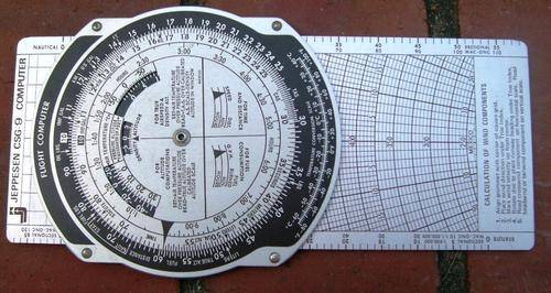 Vintage Jeppesen CSG 9 navigation flight computer