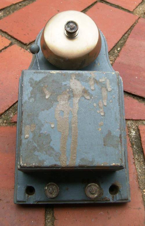 Vintage electric brass doorbell