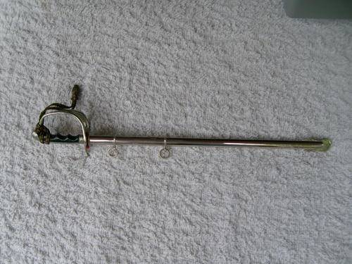 Letter opener Sword in scabbard