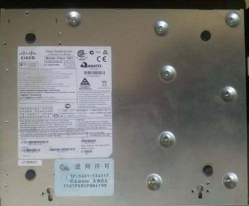 Cisco 1921 Series Integrated Services Routers