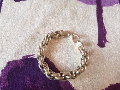 Silver 925 Chunky ladies bracelet