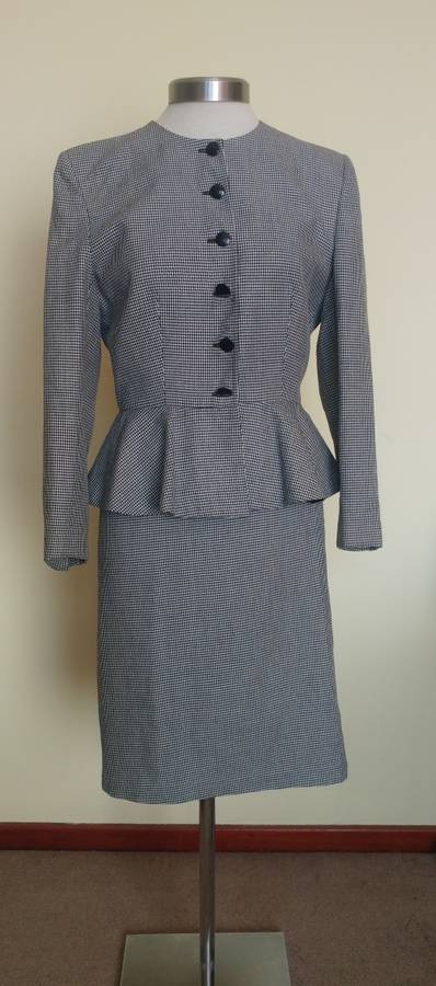 80s 2 piece Jacket and Skirt - Size 34
