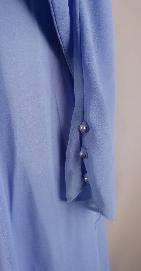 Ursula of Switzerland Lilac Draped back dress - Size 10/11