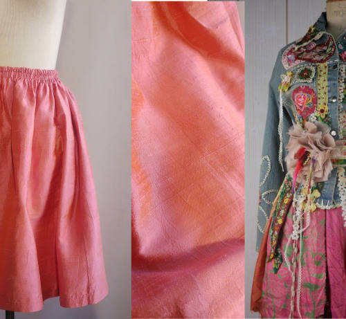 Vintage Silk Skirt - Size M