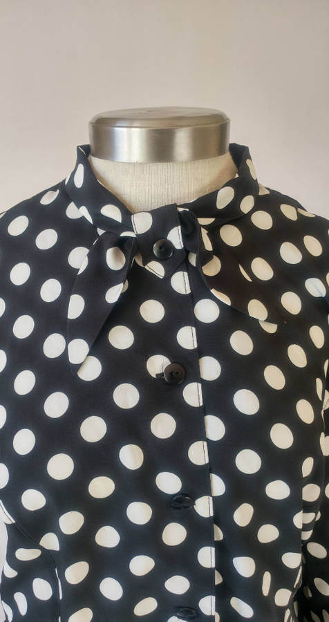 Vintage polka dot skirt set by Carella - Size 12