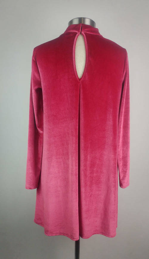 Pink Velvet Mini Dress by Forever 21 - Size M