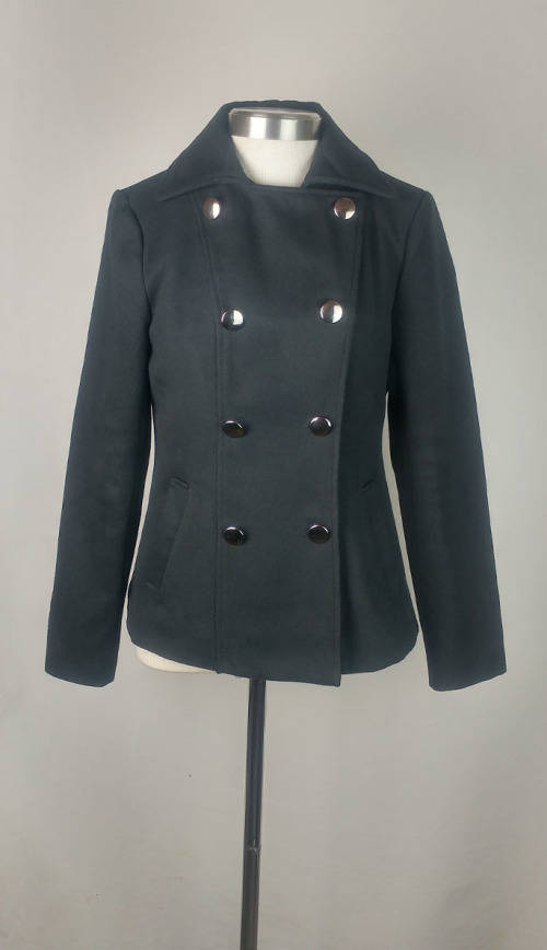 Black Melton D/B style jacket by Inwear - Size 34