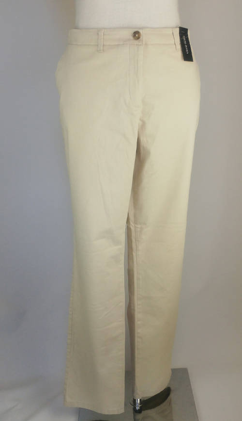Ladies Slim Fit pants in neutral tone by David Jones - Size 18