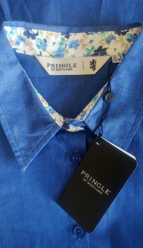 Pringle of Scotland Ladies Cotton Shirt - Size 12