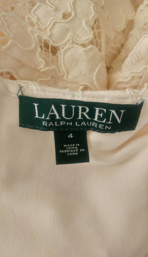 RALPH LAUREN Blondie Lace Dress - Size 4US/ 34
