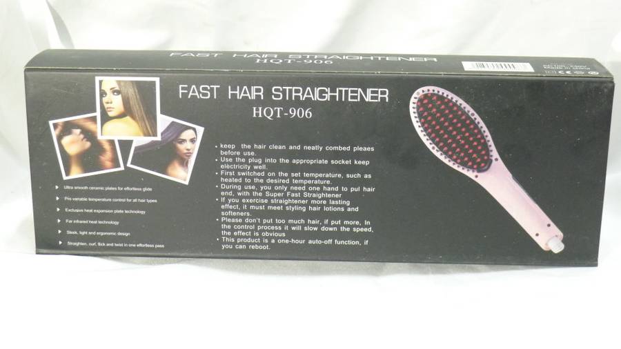 Hair straightener: brush style