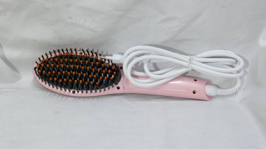 Hair straightener: brush style
