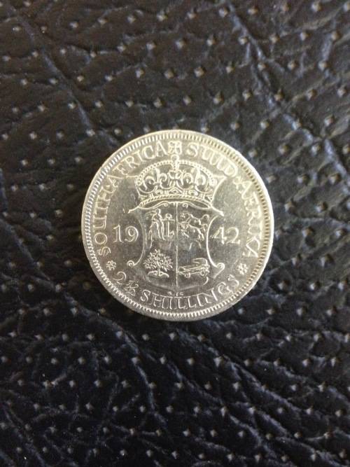 UNION OF SOUTH AFRICA 1942 - TWO AND A HALF SHILLING