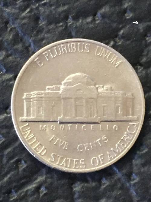 UNITES STATES OF AMERICA 1989 FIVE CENTS