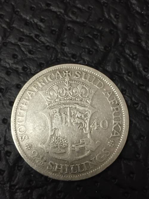 UNION OF SOUTH AFRICA - 1940 HALF CROWN