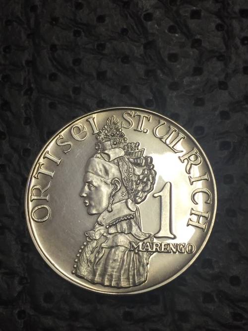ITALY 1998 SILVER 1 MARENGO (TOKEN)