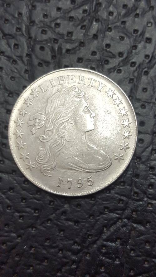 IRON NICKEL TOKEN OF A 1795 UNITED STATES OF AMERICA 1 DOLLAR