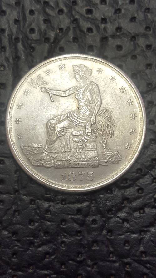 IRON NICKEL TOKEN OF A 1875 UNITED STATES OF AMERICA - ONE DOLLAR