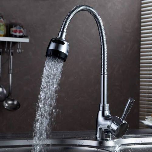 New Chrome Plated Water Tap Basin Kitchen Bathroom Wash Basin Faucet