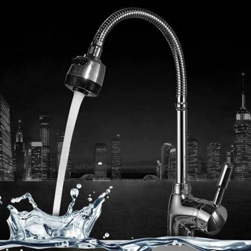 New Chrome Plated Water Tap Basin Kitchen Bathroom Wash Basin Faucet