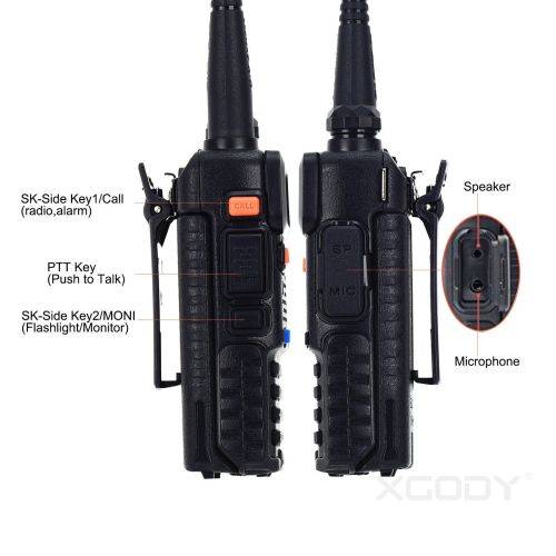 Baofeng UV-5R VHF/UHF Dual Band Two Way Ham Radio Transceiver Walkie Talkie New