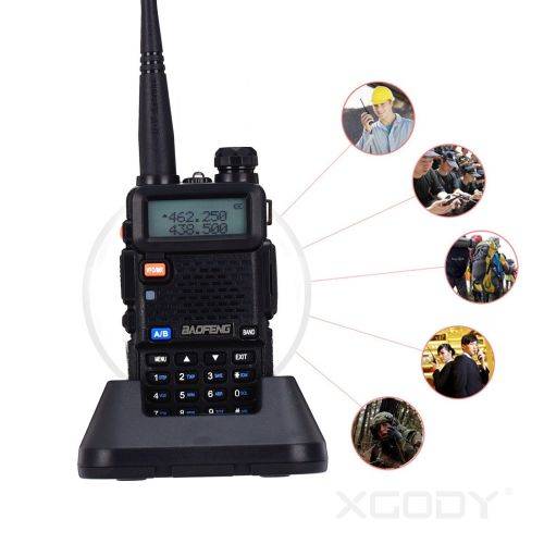 Baofeng UV-5R VHF/UHF Dual Band Two Way Ham Radio Transceiver Walkie Talkie New