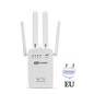 Hot Sale !!! 300/1200Mbps Dual-Band 2.4 / 5G 4-Antenna WIFI Range Extender WiFi Repeater Router