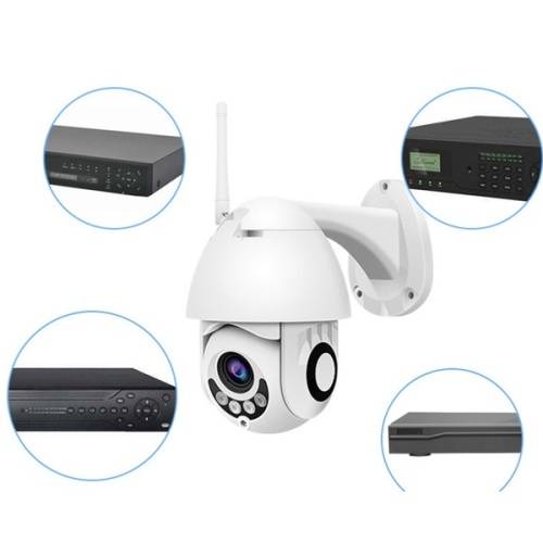 Wireless 5X Zoom HD 1080P Outdoor IP Camera Security Wifi Waterproof