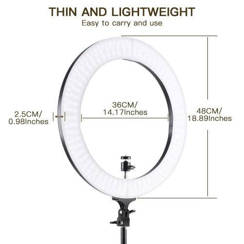 18 "Dimmable Photography And  Video Ring Light