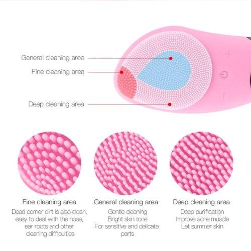 Facial Cleansing, Waterproof Silicone Electric Blackhead
