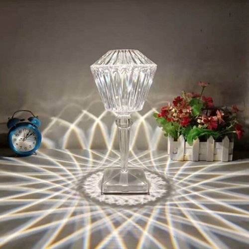 Indoor USB Charging Diamond Table Lamp PM-32