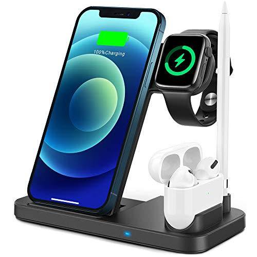 4 in 1 Wireless Fast Charger for iPhone, Apple Watch and AirPods