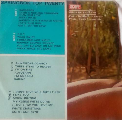 SPRINGBOK TOP TWENTY - A Disc Jockey Double Vinyl Album